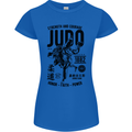 Judo Strength and Courage Martial Arts MMA Womens Petite Cut T-Shirt Royal Blue