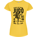 Judo Strength and Courage Martial Arts MMA Womens Petite Cut T-Shirt Yellow