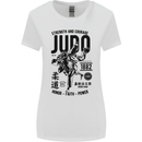 Judo Strength and Courage Martial Arts MMA Womens Wider Cut T-Shirt White
