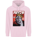 Juicy Rap Music Hip Hop Rapper Childrens Kids Hoodie Light Pink