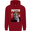 Juicy Rap Music Hip Hop Rapper Childrens Kids Hoodie Red