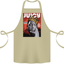 Juicy Rap Music Hip Hop Rapper Cotton Apron 100% Organic Khaki