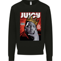 Juicy Rap Music Hip Hop Rapper Kids Sweatshirt Jumper Black