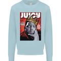 Juicy Rap Music Hip Hop Rapper Kids Sweatshirt Jumper Light Blue