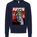 Juicy Rap Music Hip Hop Rapper Kids Sweatshirt Jumper Navy Blue