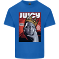 Juicy Rap Music Hip Hop Rapper Kids T-Shirt Childrens Royal Blue