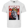 Juicy Rap Music Hip Hop Rapper Kids T-Shirt Childrens White