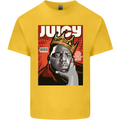 Juicy Rap Music Hip Hop Rapper Kids T-Shirt Childrens Yellow