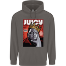 Juicy Rap Music Hip Hop Rapper Mens 80% Cotton Hoodie Charcoal