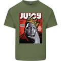 Juicy Rap Music Hip Hop Rapper Mens Cotton T-Shirt Tee Top Military Green