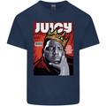 Juicy Rap Music Hip Hop Rapper Mens Cotton T-Shirt Tee Top Navy Blue