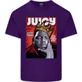 Juicy Rap Music Hip Hop Rapper Mens Cotton T-Shirt Tee Top Purple