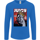 Juicy Rap Music Hip Hop Rapper Mens Long Sleeve T-Shirt Royal Blue