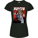 Juicy Rap Music Hip Hop Rapper Womens Petite Cut T-Shirt Black