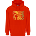 Juneteenth Black Lives Matter Freedom Childrens Kids Hoodie Bright Red