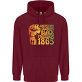 Juneteenth Black Lives Matter Freedom Childrens Kids Hoodie Maroon