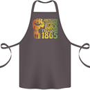 Juneteenth Black Lives Matter Freedom Cotton Apron 100% Organic Dark Grey