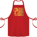 Juneteenth Black Lives Matter Freedom Cotton Apron 100% Organic Red