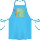 Juneteenth Black Lives Matter Freedom Cotton Apron 100% Organic Turquoise