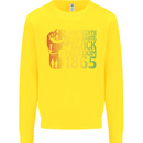 Juneteenth Black Lives Matter Freedom Kids Sweatshirt Jumper Yellow