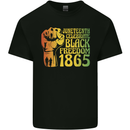 Juneteenth Black Lives Matter Freedom Kids T-Shirt Childrens Black