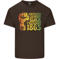 Juneteenth Black Lives Matter Freedom Kids T-Shirt Childrens Chocolate