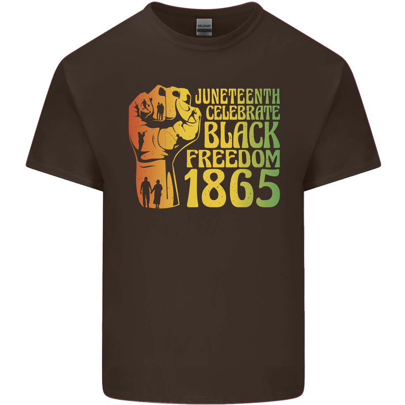 Juneteenth Black Lives Matter Freedom Kids T-Shirt Childrens Chocolate
