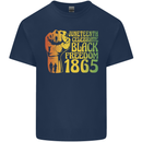 Juneteenth Black Lives Matter Freedom Kids T-Shirt Childrens Navy Blue