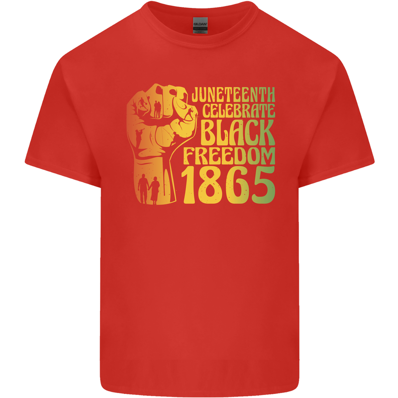 Juneteenth Black Lives Matter Freedom Kids T-Shirt Childrens Red