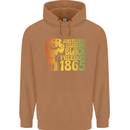 Juneteenth Black Lives Matter Freedom Mens 80% Cotton Hoodie Caramel Latte