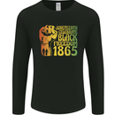 Juneteenth Black Lives Matter Freedom Mens Long Sleeve T-Shirt Black