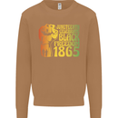 Juneteenth Black Lives Matter Freedom Mens Sweatshirt Jumper Caramel Latte