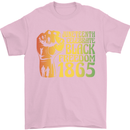 Juneteenth Black Lives Matter Freedom Mens T-Shirt Cotton Gildan Light Pink