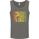 Juneteenth Black Lives Matter Freedom Mens Vest Tank Top Charcoal