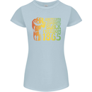 Juneteenth Black Lives Matter Freedom Womens Petite Cut T-Shirt Light Blue