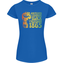 Juneteenth Black Lives Matter Freedom Womens Petite Cut T-Shirt Royal Blue