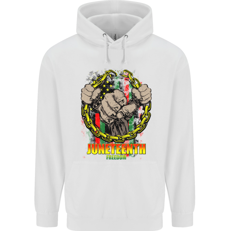 Juneteenth Black Lives Matter History Childrens Kids Hoodie White
