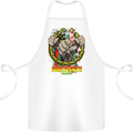 Juneteenth Black Lives Matter History Cotton Apron 100% Organic White