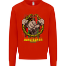 Juneteenth Black Lives Matter History Kids Sweatshirt Jumper Bright Red