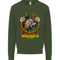 Juneteenth Black Lives Matter History Kids Sweatshirt Jumper Forest Green