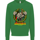 Juneteenth Black Lives Matter History Kids Sweatshirt Jumper Irish Green