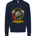 Juneteenth Black Lives Matter History Kids Sweatshirt Jumper Navy Blue