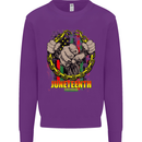 Juneteenth Black Lives Matter History Kids Sweatshirt Jumper Purple