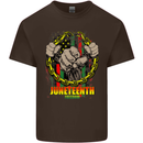 Juneteenth Black Lives Matter History Kids T-Shirt Childrens Chocolate