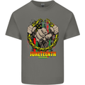Juneteenth Black Lives Matter History Mens Cotton T-Shirt Tee Top Charcoal