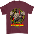 Juneteenth Black Lives Matter History Mens T-Shirt Cotton Gildan Maroon