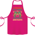 Juneteenth Gamer Gaming Video Games Cotton Apron 100% Organic Pink