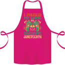 Juneteenth Gamer Gaming Video Games Cotton Apron 100% Organic Pink