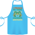 Juneteenth Gamer Gaming Video Games Cotton Apron 100% Organic Turquoise