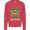 Juneteenth Gamer Gaming Video Games Kids Sweatshirt Jumper Heliconia